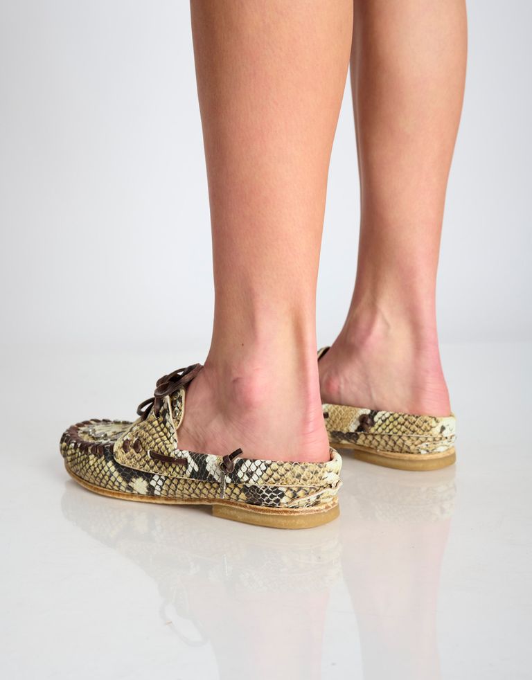 נעלי נשים - A.S. 98 - כפכפים DOWE - חום נחש4