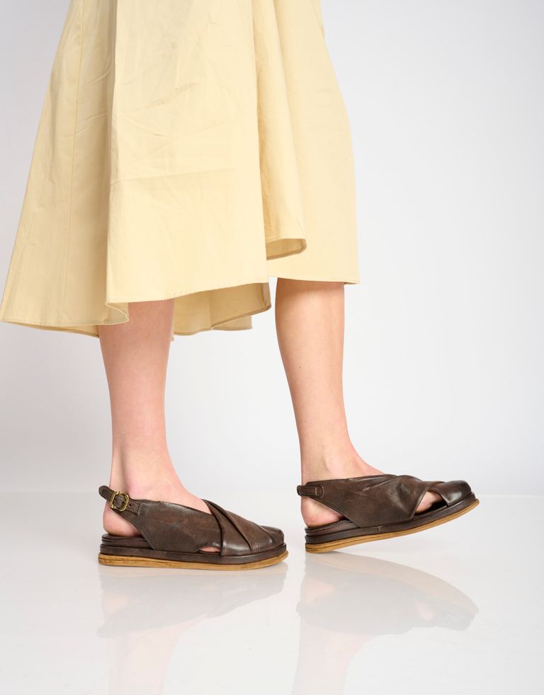 נעלי נשים - A.S. 98 - סנדלים  SPOON X - חום כהה1