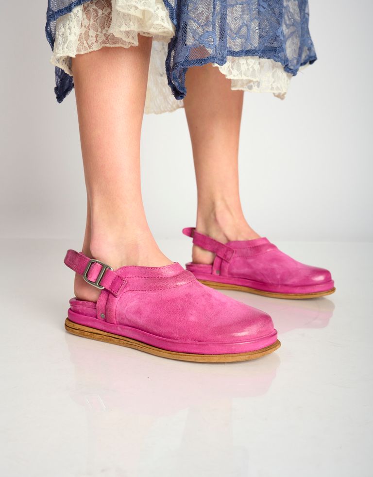 נעלי נשים - A.S. 98 - סנדלים סגורים SPOON - פוקסיה2