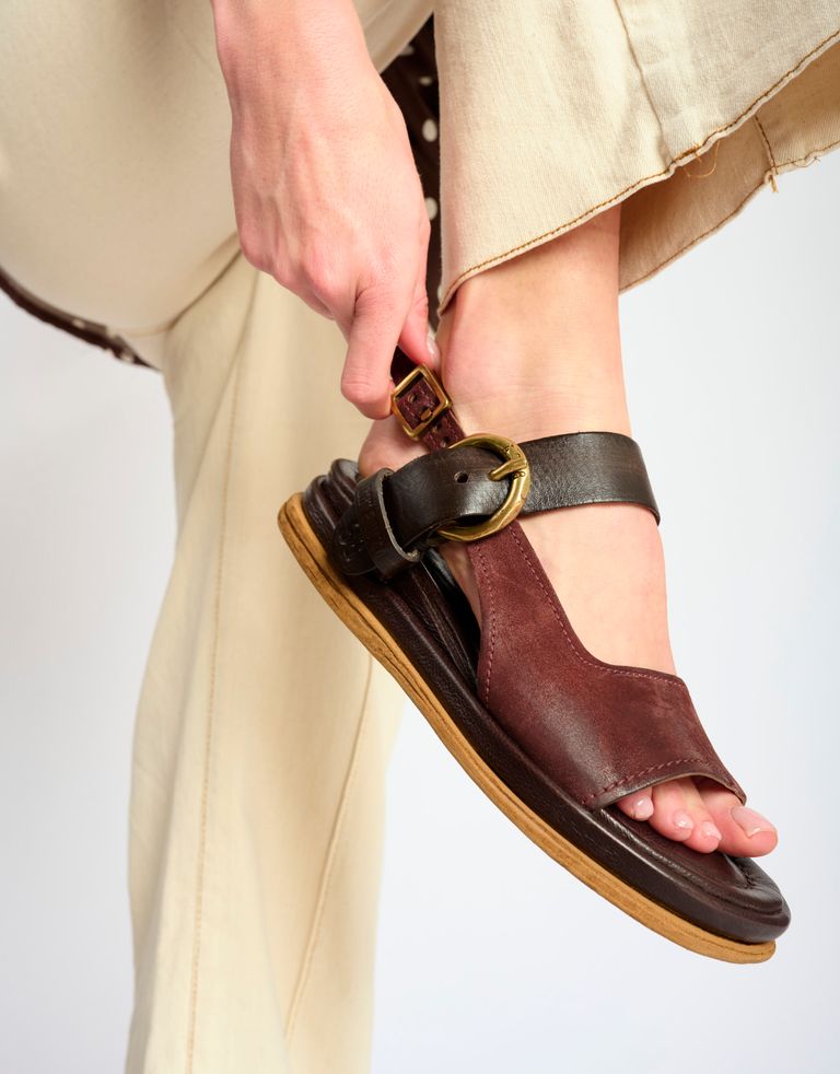 נעלי נשים - A.S. 98 - סנדלים SPOON - בורדו1