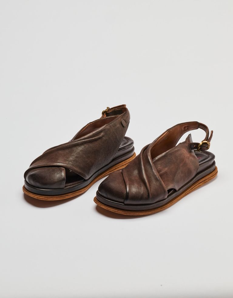 נעלי נשים - A.S. 98 - סנדלים  SPOON X - חום כהה2