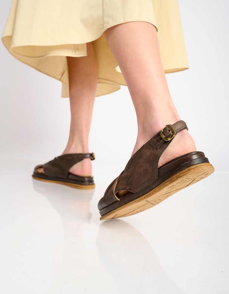 נעלי נשים - A.S. 98 - סנדלים  SPOON X - חום כהה3