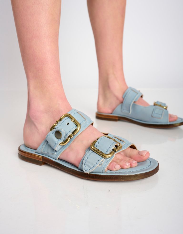 נעלי נשים - A.S. 98 - כפכפים שטוחים GOLDYOU - תכלת3