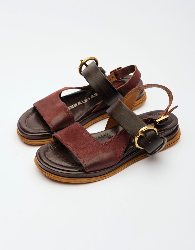 נעלי נשים - A.S. 98 - סנדלים SPOON - בורדו2