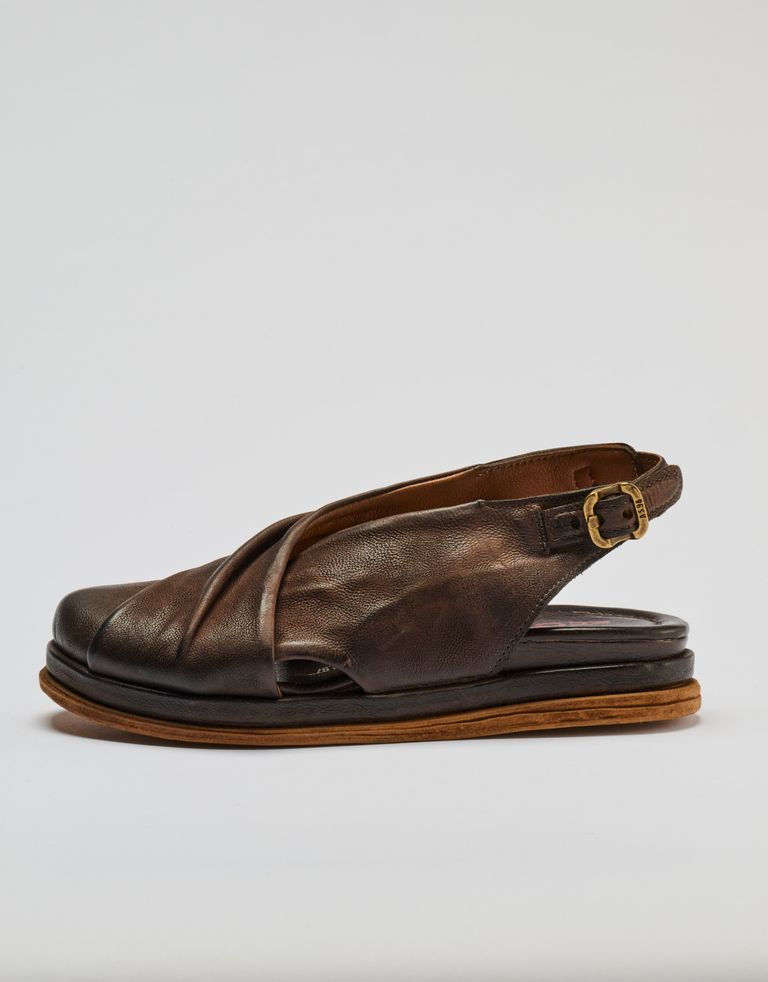 נעלי נשים - A.S. 98 - סנדלים  SPOON X - חום כהה4