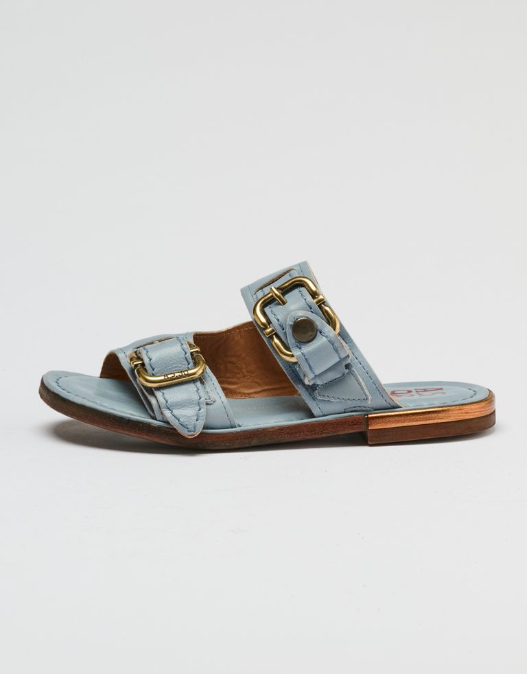 נעלי נשים - A.S. 98 - כפכפים שטוחים GOLDYOU - תכלת4