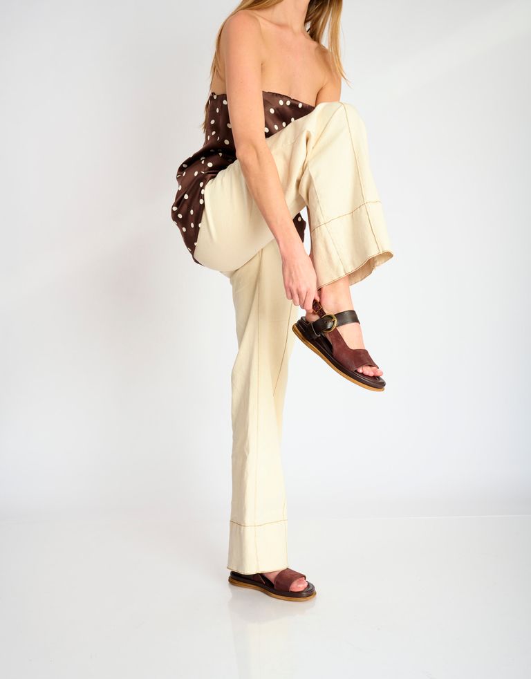 נעלי נשים - A.S. 98 - סנדלים SPOON - בורדו3