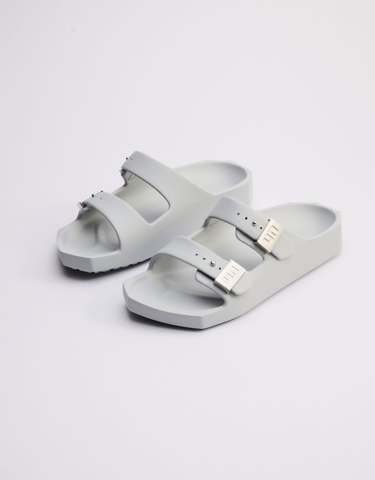 נעלי נשים - United Nude - כפכפים שטוחים MOSES - אפור בהיר2