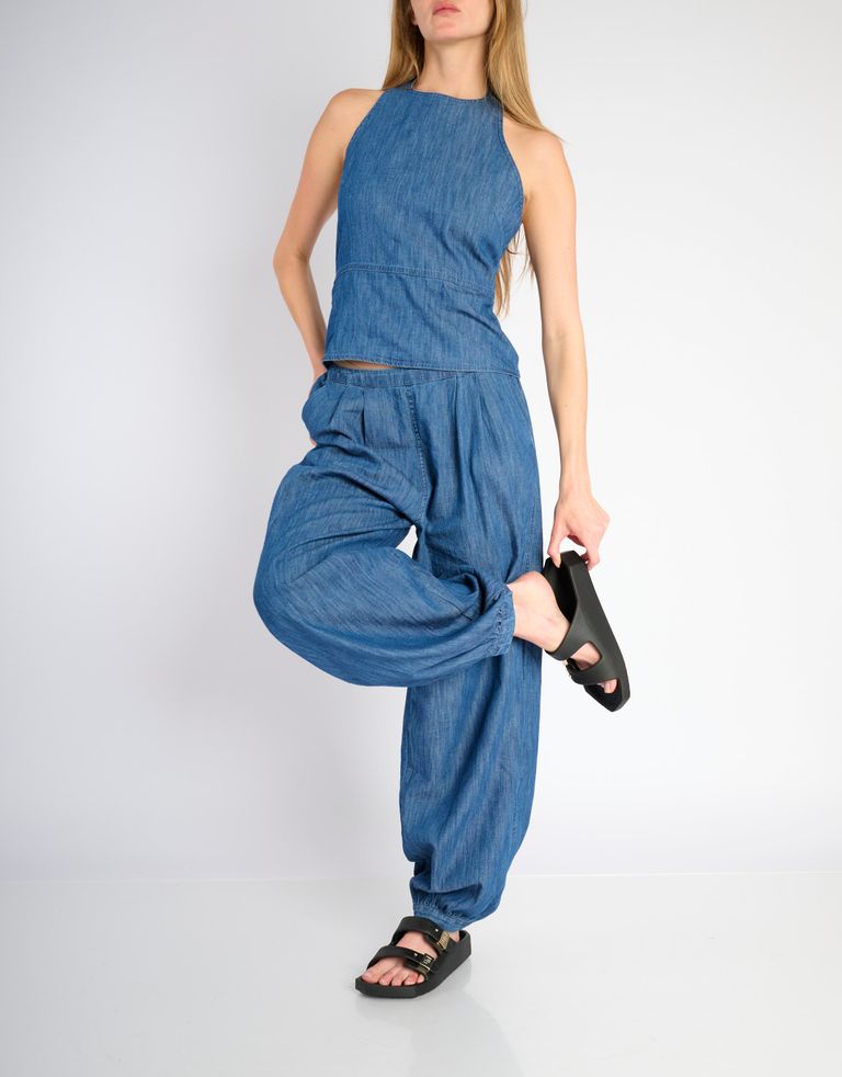 נעלי נשים - United Nude - כפכפים שטוחים MOSES - שחור   זהב2