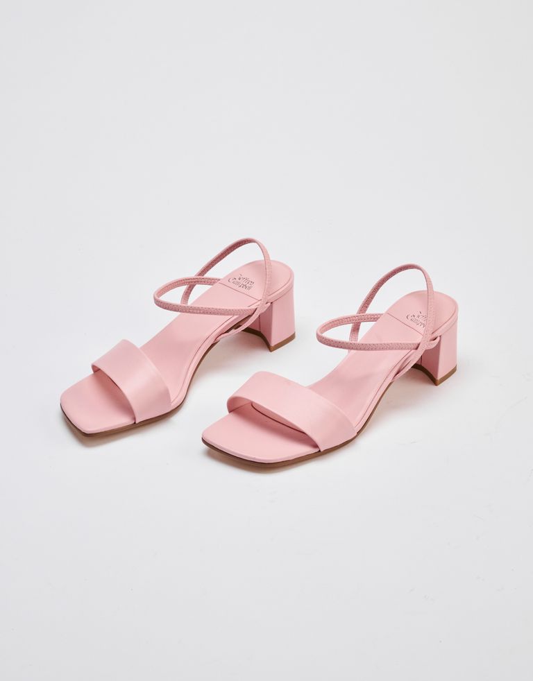 נעלי נשים - Jeffrey Campbell - סנדלי דמוי עור ADAPT - ורוד2