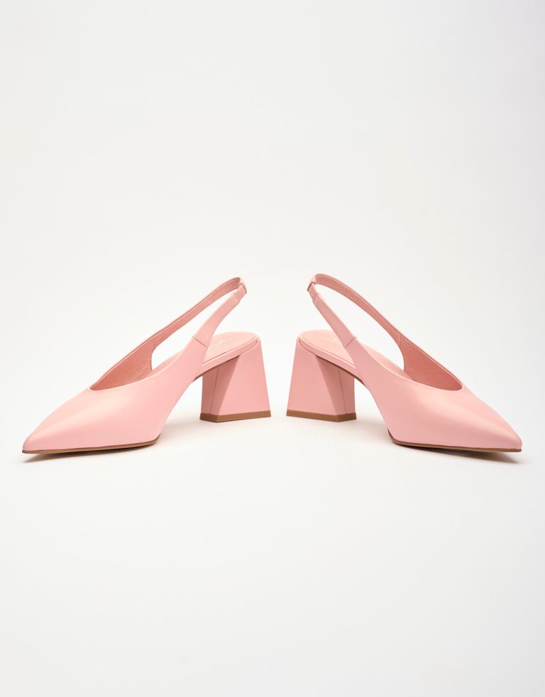 נעלי נשים - Jeffrey Campbell - נעלי סירה עם עקב ANARCHIA - ורוד1