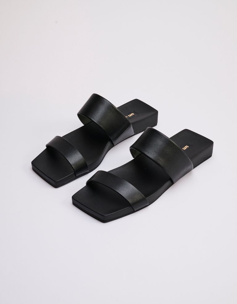 נעלי נשים - United Nude - כפכפים שטוחים LOOP LO - שחור2