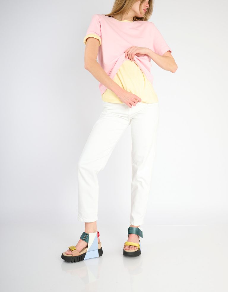 נעלי נשים - United Nude - סנדליי פלטפורמה DELTA RUN - צהוב   ירוק2