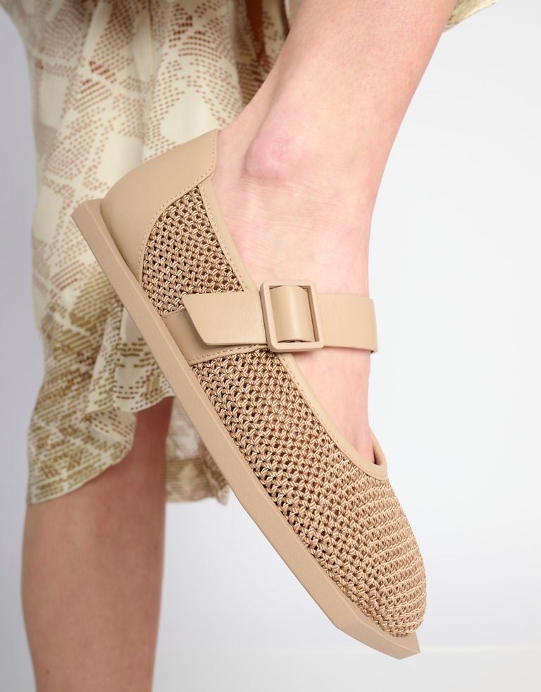 נעלי נשים - United Nude - נעלי בובה POLY BALLET - בז'1