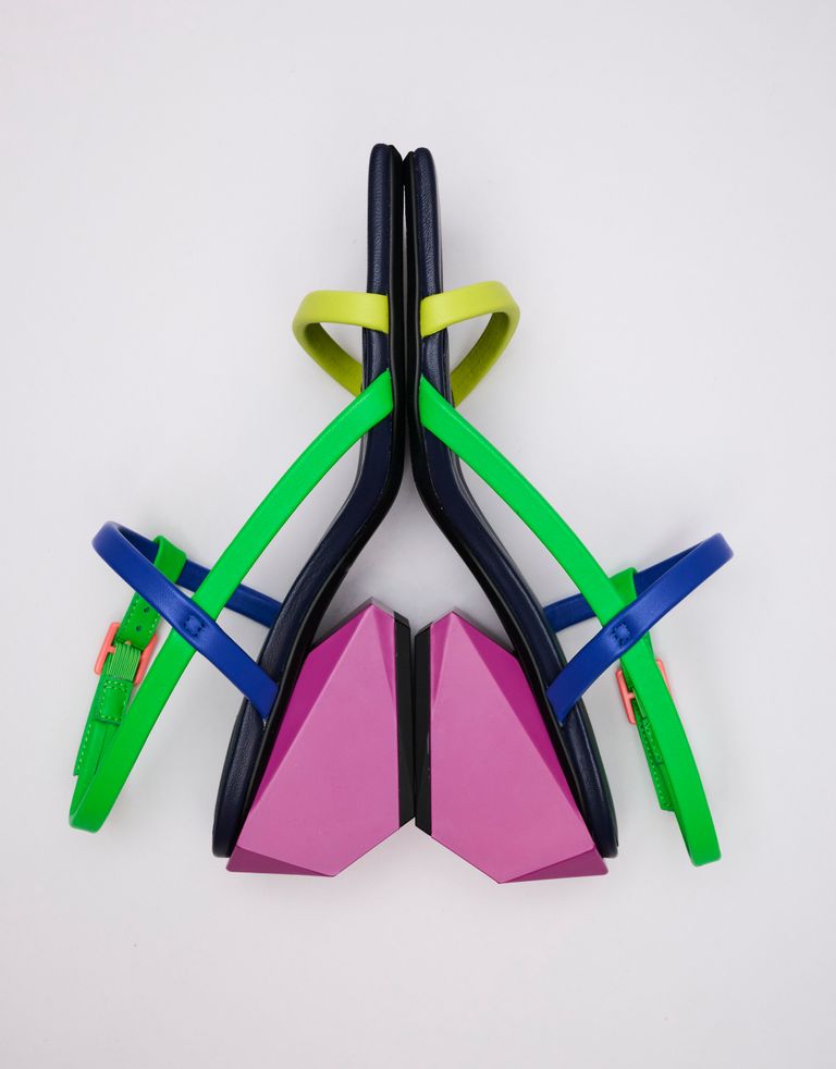 נעלי נשים - United Nude - סנדלי רצועות RICKY - צבעוני1