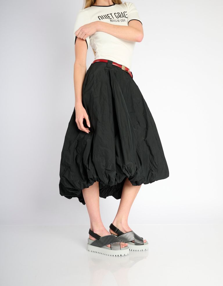 נעלי נשים - United Nude - סנדלי X פלטפורמה RICO - אפור   שחור1