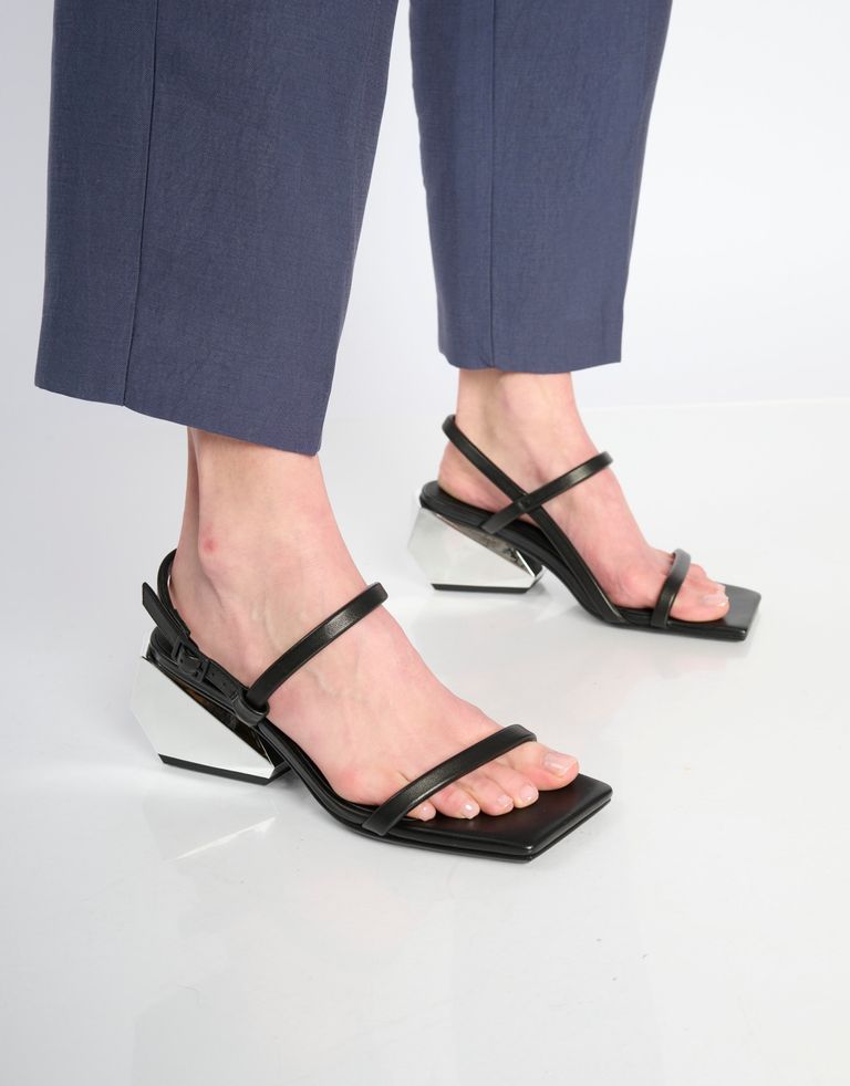 נעלי נשים - United Nude - סנדלי רצועות RICKY - שחור3