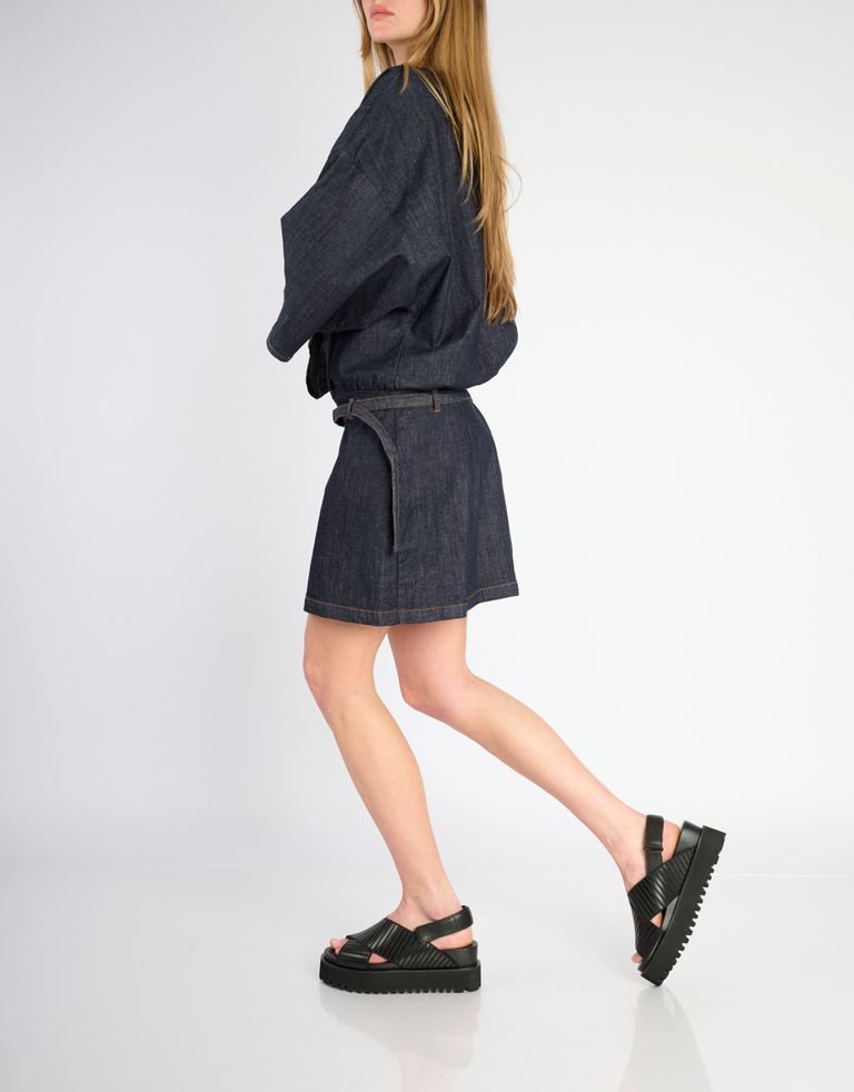 נעלי נשים - United Nude - סנדלי X פלטפורמה RICO - שחור2