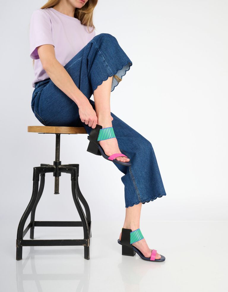 נעלי נשים - United Nude - סנדלים RAILA - צבעוני2