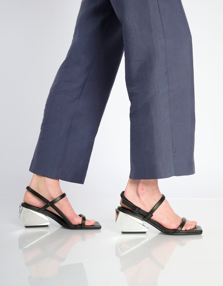 נעלי נשים - United Nude - סנדלי רצועות RICKY - שחור4