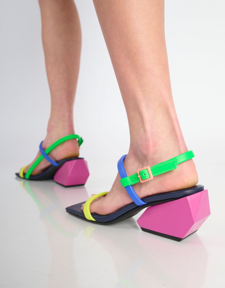 נעלי נשים - United Nude - סנדלי רצועות RICKY - צבעוני4