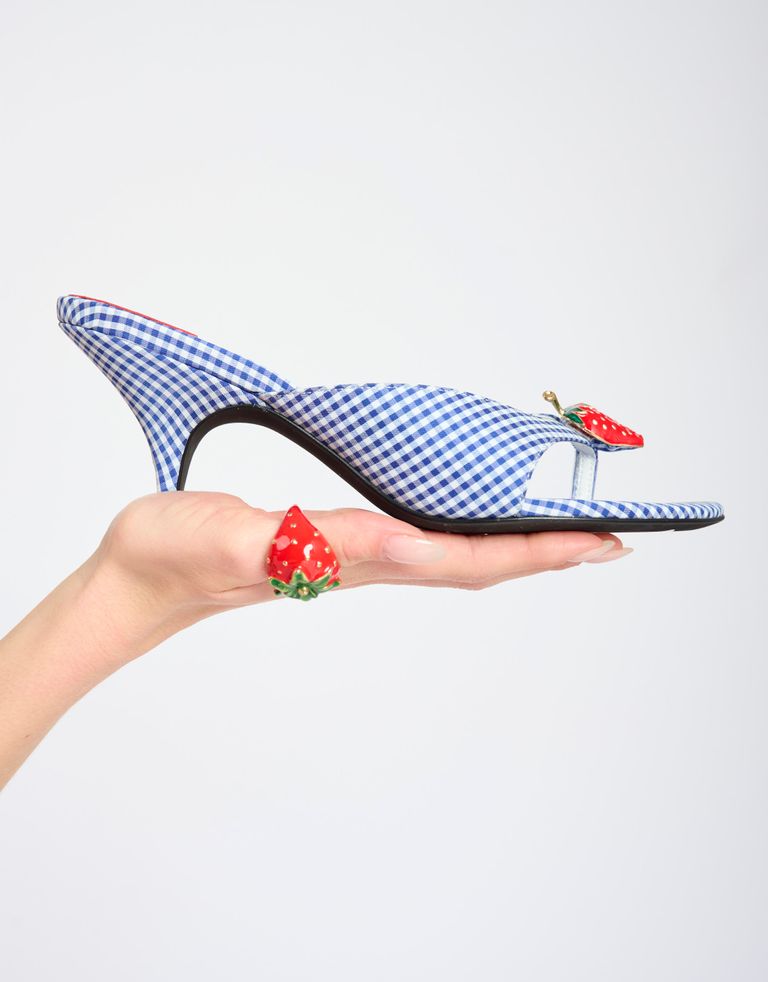 נעלי נשים - Jeffrey Campbell - כפכפי אצבע SHORTCAK - כחול1