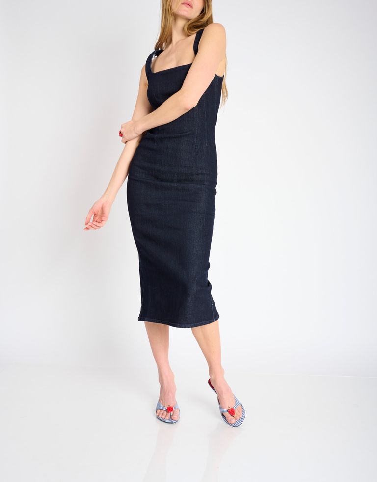 נעלי נשים - Jeffrey Campbell - כפכפי אצבע SHORTCAK - כחול3