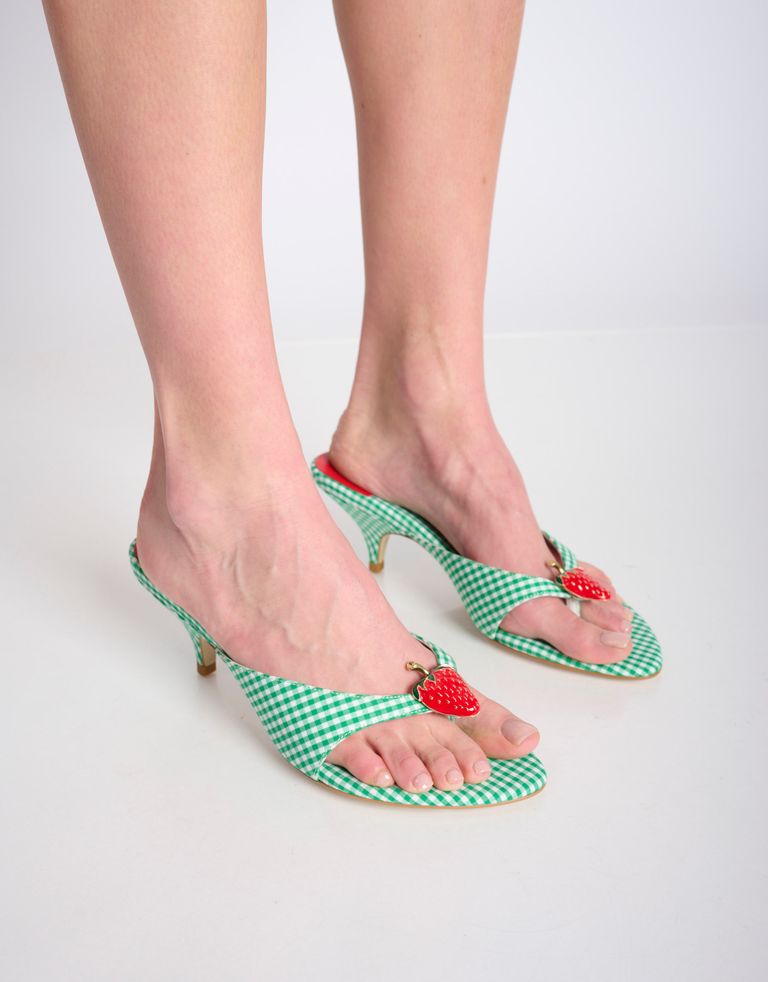 נעלי נשים - Jeffrey Campbell - כפכפי אצבע SHORTCAK - ירוק4