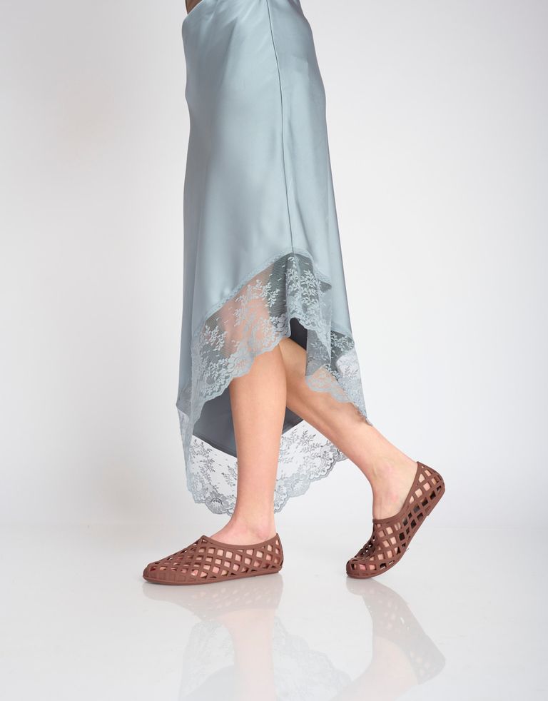 נעלי נשים - Jeffrey Campbell - נעלי גומי JELLZ - חום3