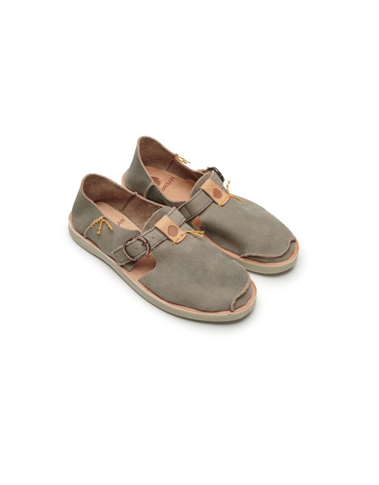 נעלי גברים - Satorisan - סליפ און מעור BENIRRAS - אפור חום1