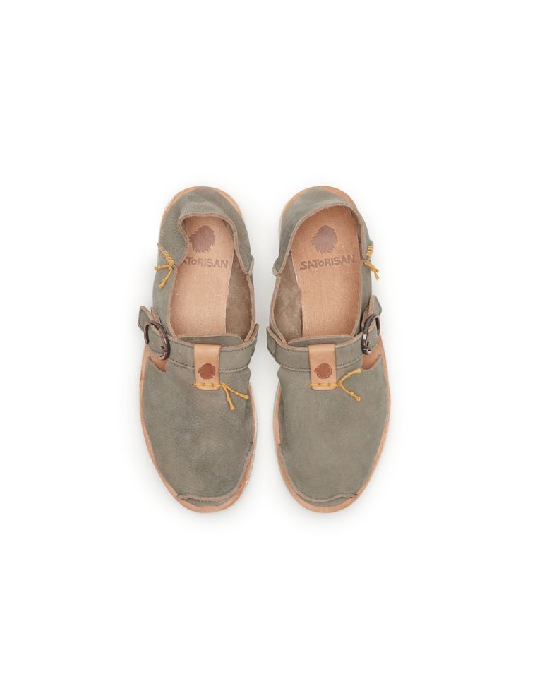 נעלי גברים - Satorisan - סליפ און מעור BENIRRAS - אפור חום3