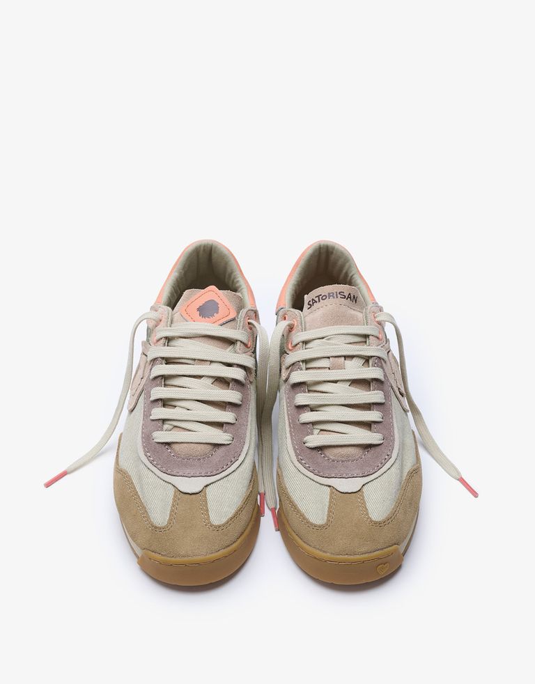 נעלי גברים - Satorisan - סניקרס בד ENSO - בז'   ירוק4