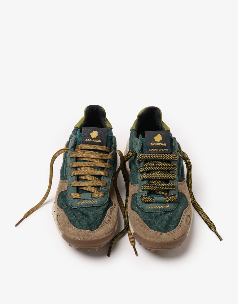 נעלי גברים - Satorisan - סניקרס בד CHACRONA - ירוק כהה4