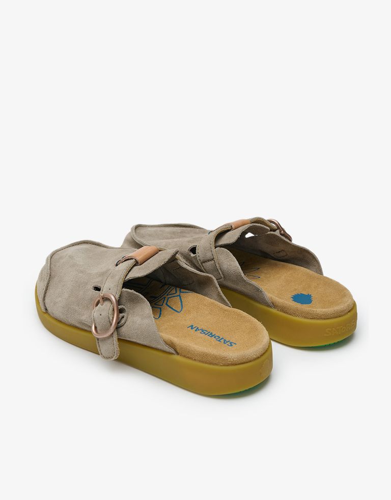 נעלי גברים - Satorisan - כפכפי זמש HOOTE - חום בהיר3