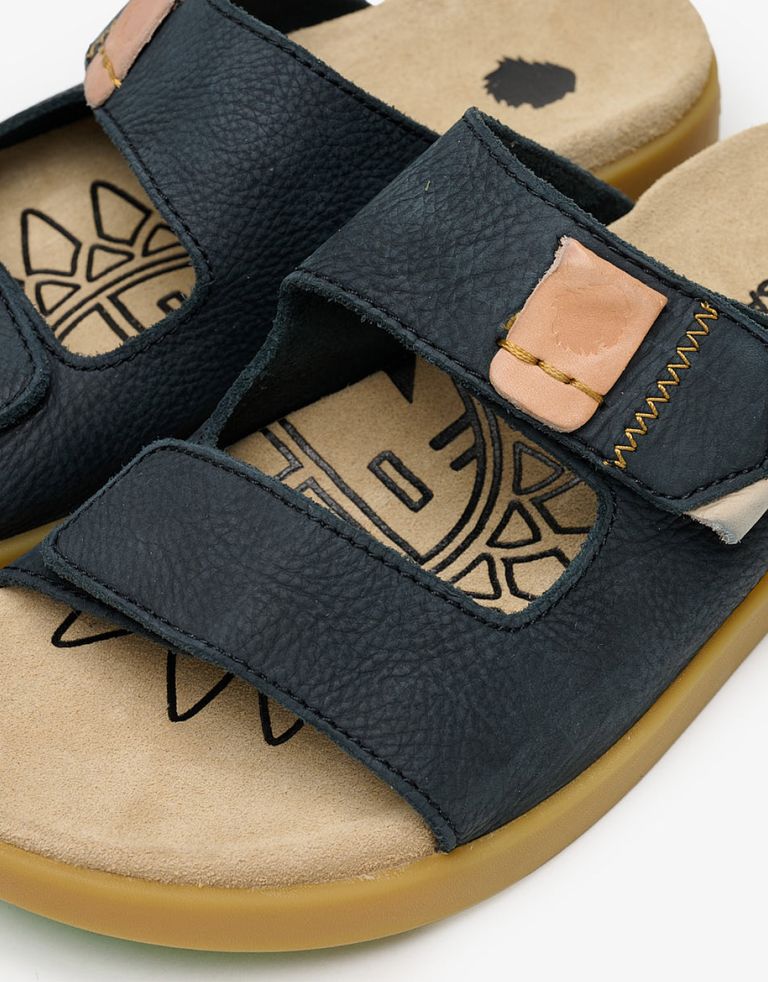 נעלי גברים - Satorisan - כפכפי עור HOOTSANI - שחור3