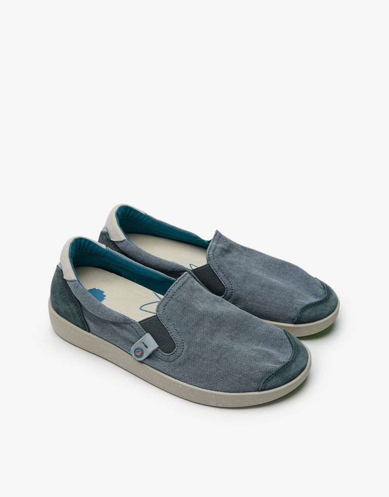 נעלי גברים - Satorisan - סליפ און  KUNG FU - כחול2