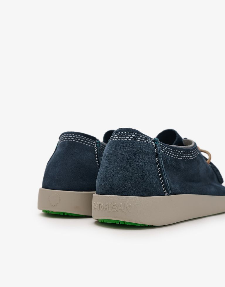 נעלי גברים - Satorisan - מוקסינים מזמש KWAHU - כחול3