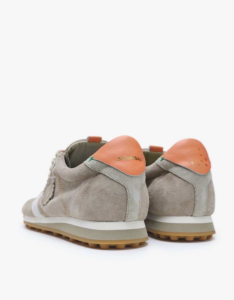 נעלי גברים - Satorisan - סניקרס זמש STARDUST - אפור חום3