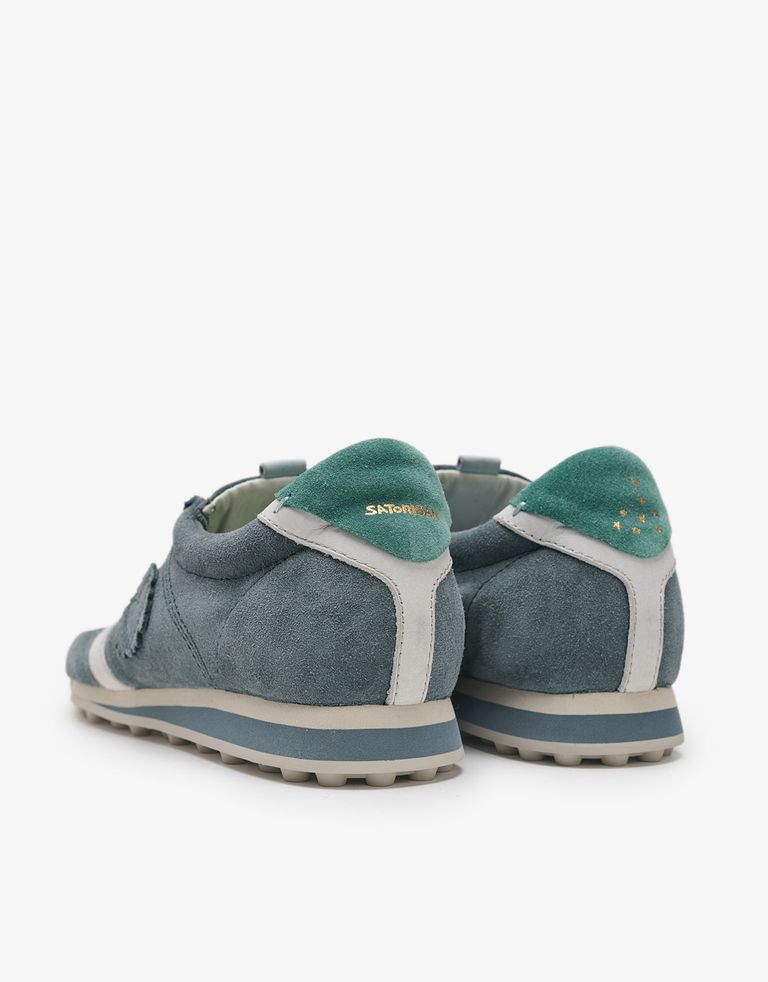 נעלי גברים - Satorisan - סניקרס זמש STARDUST - כחול3