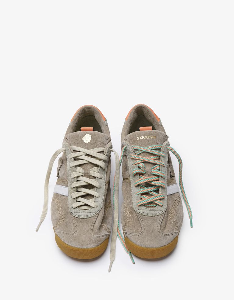 נעלי גברים - Satorisan - סניקרס זמש STARDUST - אפור חום4