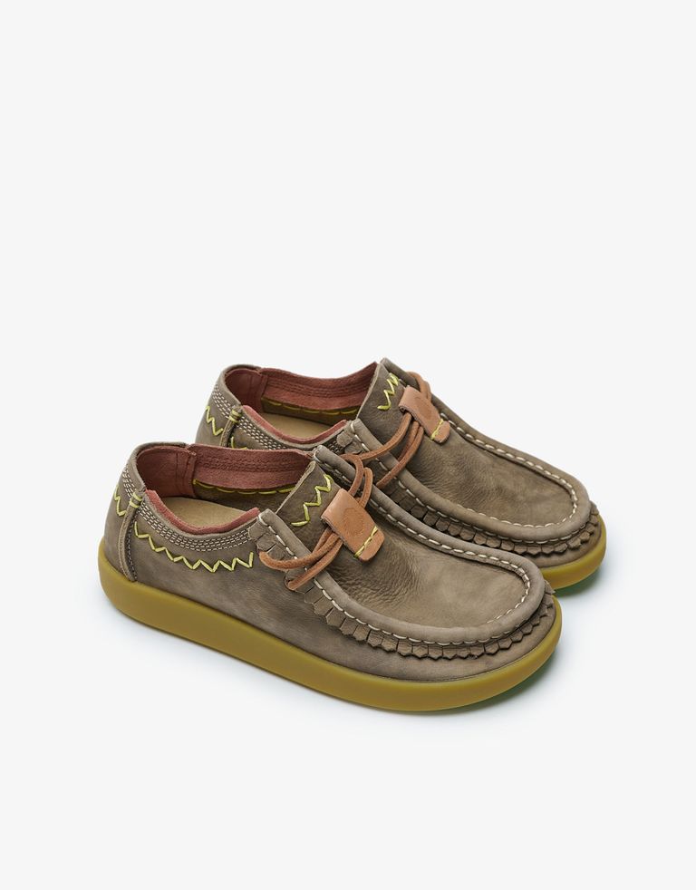 נעלי נשים - Satorisan - מוקסינים מעור KWAHU - חום2