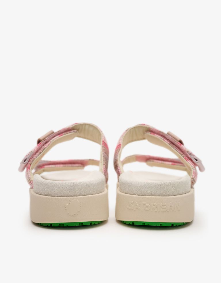 נעלי נשים - Satorisan - כפכפים KAE RAFFIA - ורוד3