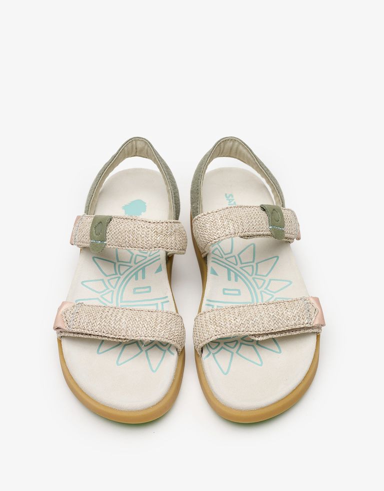 נעלי נשים - Satorisan - סנדלים KONA RAFFIA - ירוק4