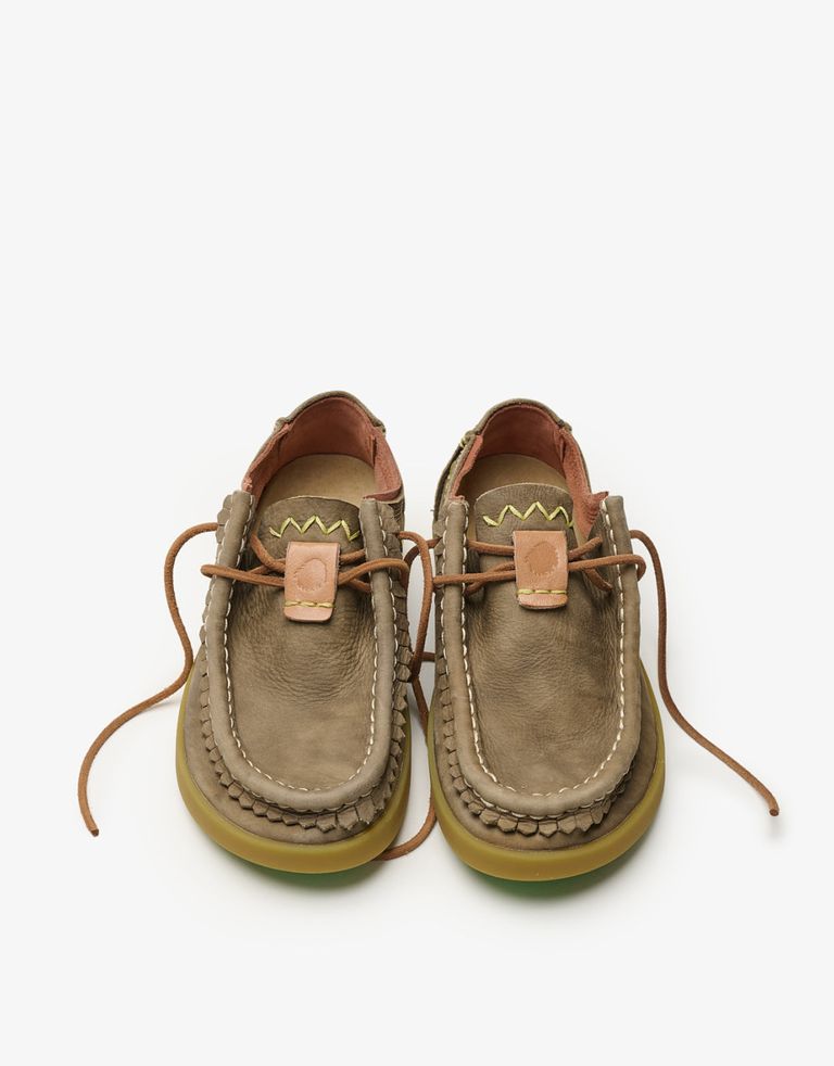 נעלי נשים - Satorisan - מוקסינים מעור KWAHU - חום4