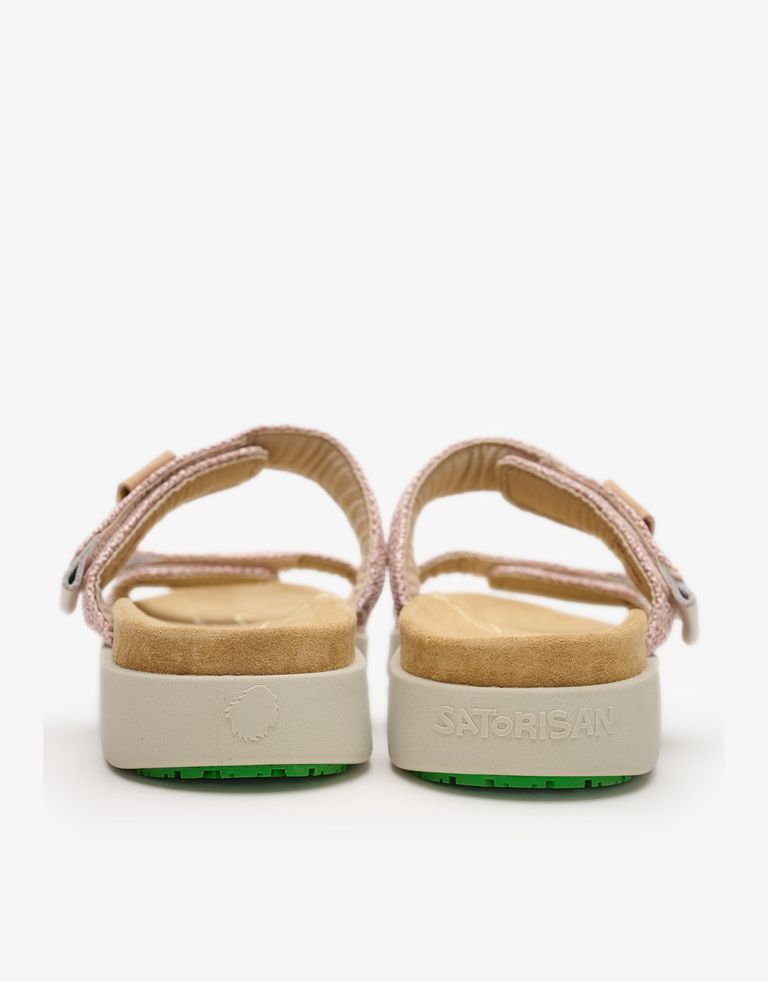 נעלי נשים - Satorisan - כפכפים KAE RAFFIA - ורוד3