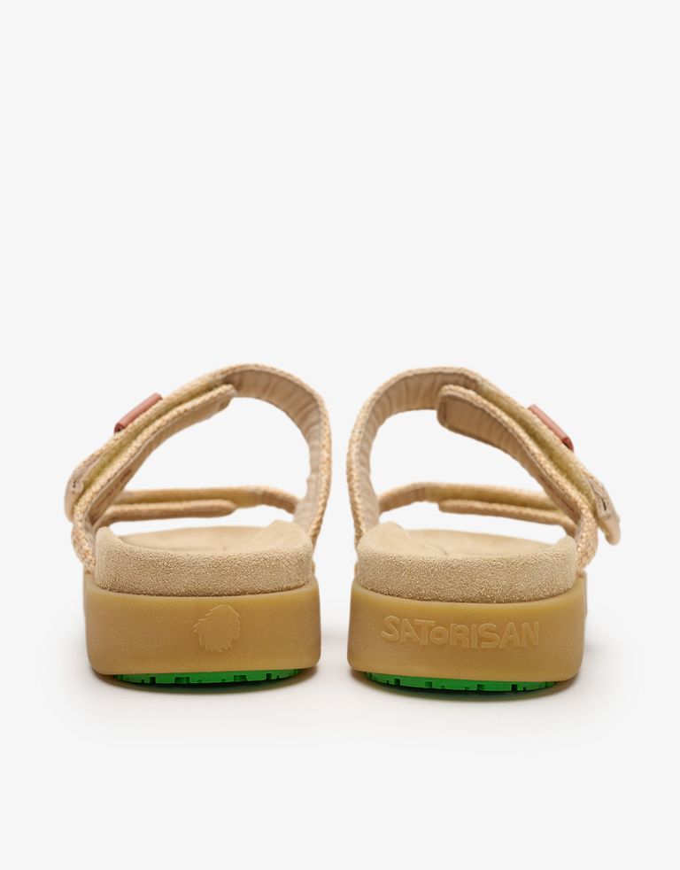 נעלי נשים - Satorisan - כפכפים KAE RAFFIA - צהוב3