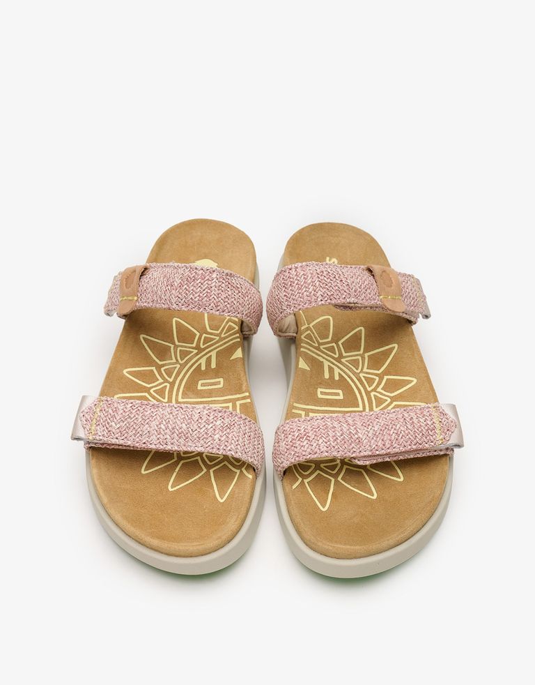 נעלי נשים - Satorisan - כפכפים KAE RAFFIA - ורוד4