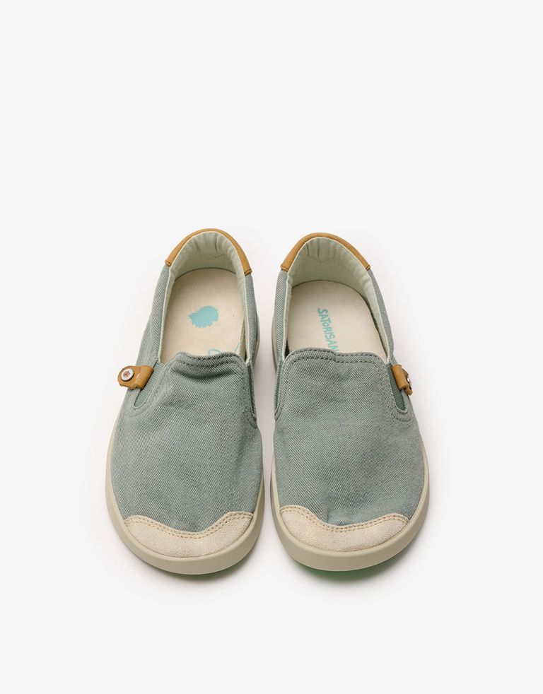 נעלי נשים - Satorisan - סליפ און  KUNG FU - ירוק4