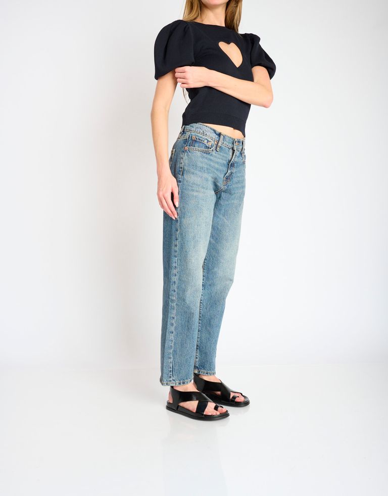 נעלי נשים - Jeffrey Campbell - סנדלים שטוחים HVAR - שחור3