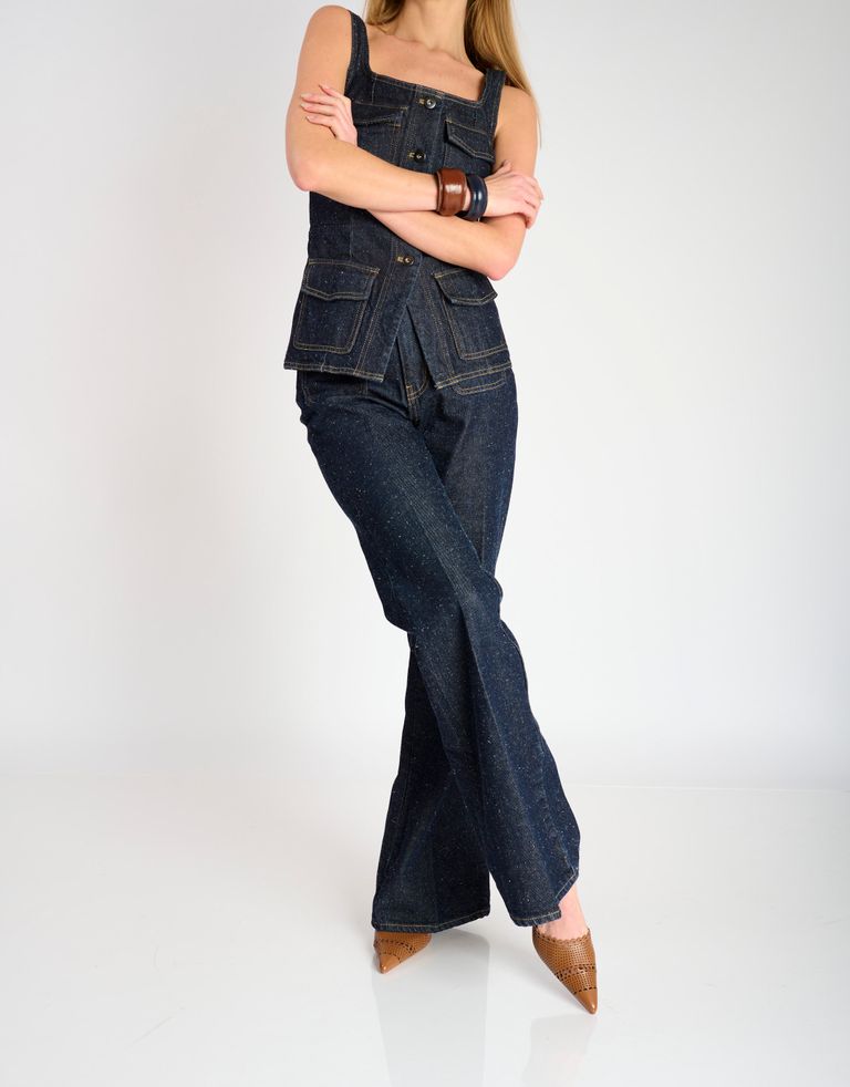 נעלי נשים - Jeffrey Campbell - כפכפי עקב IRYNA - חום2